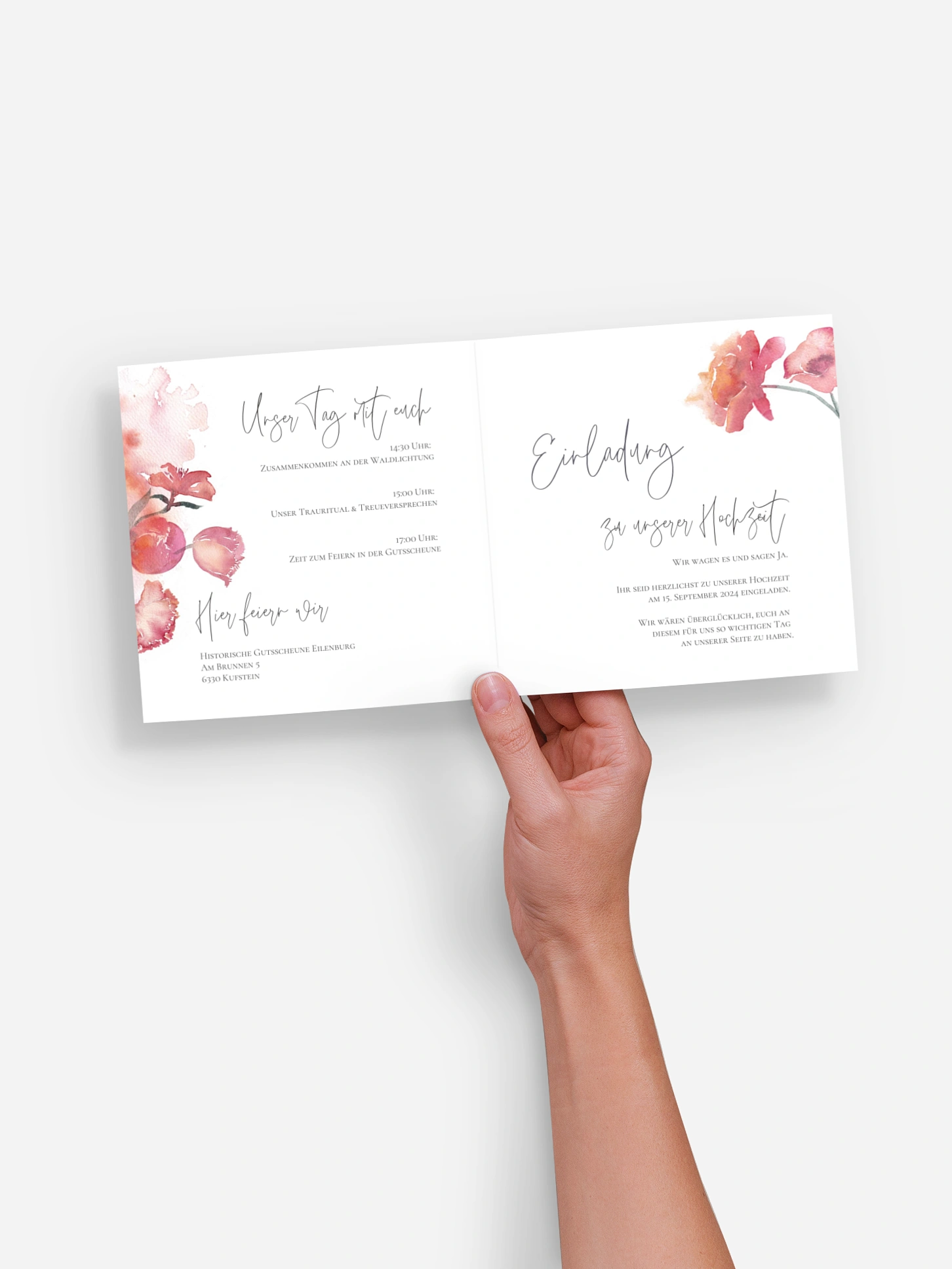 Hochzeitseinladung Blooming Love