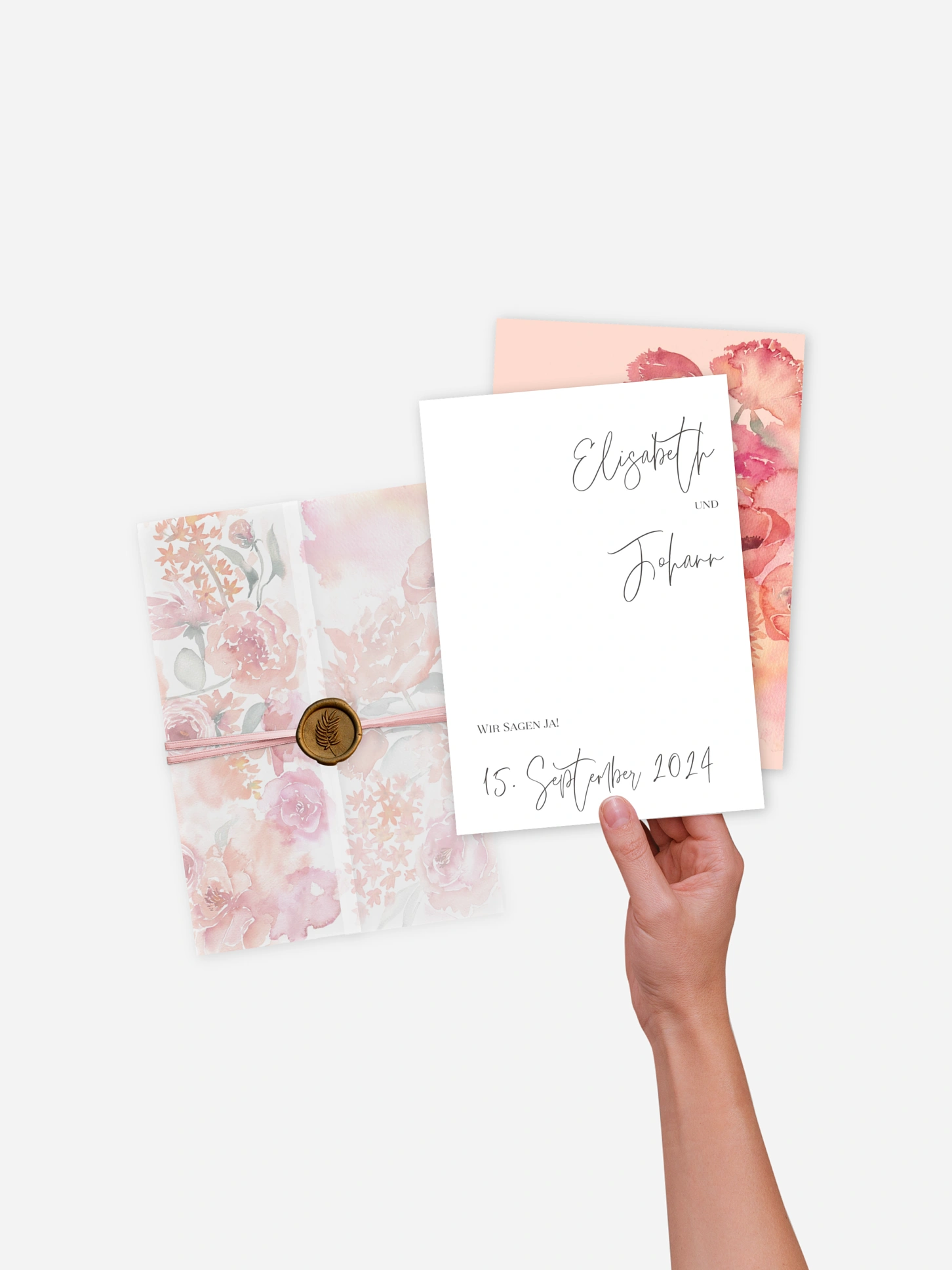 Hochzeitseinladung Blooming Love