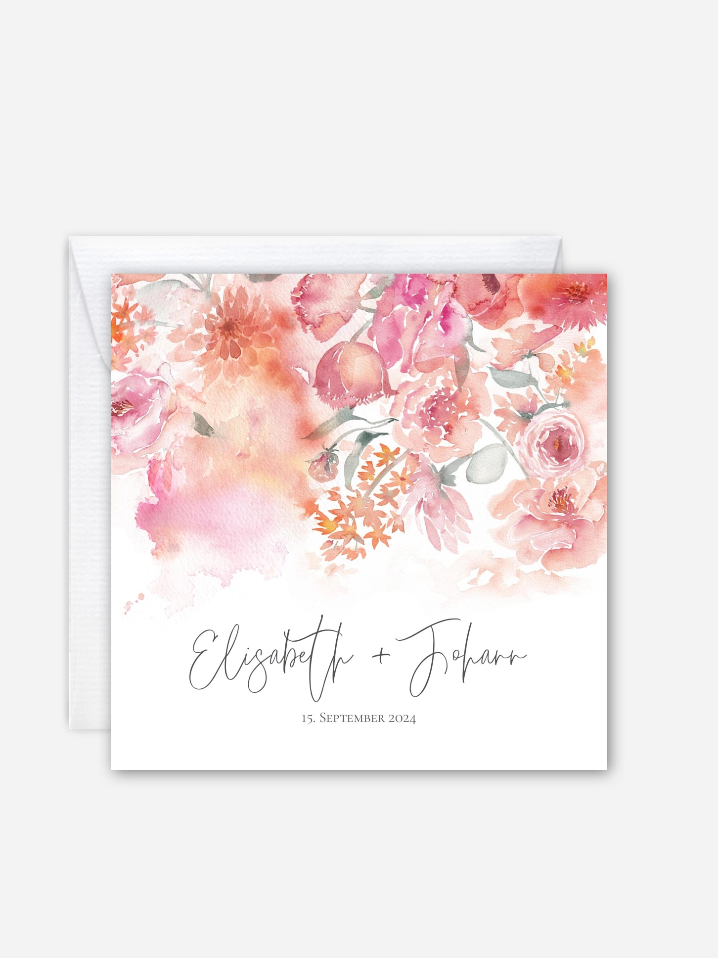 Hochzeitseinladung Blooming Love