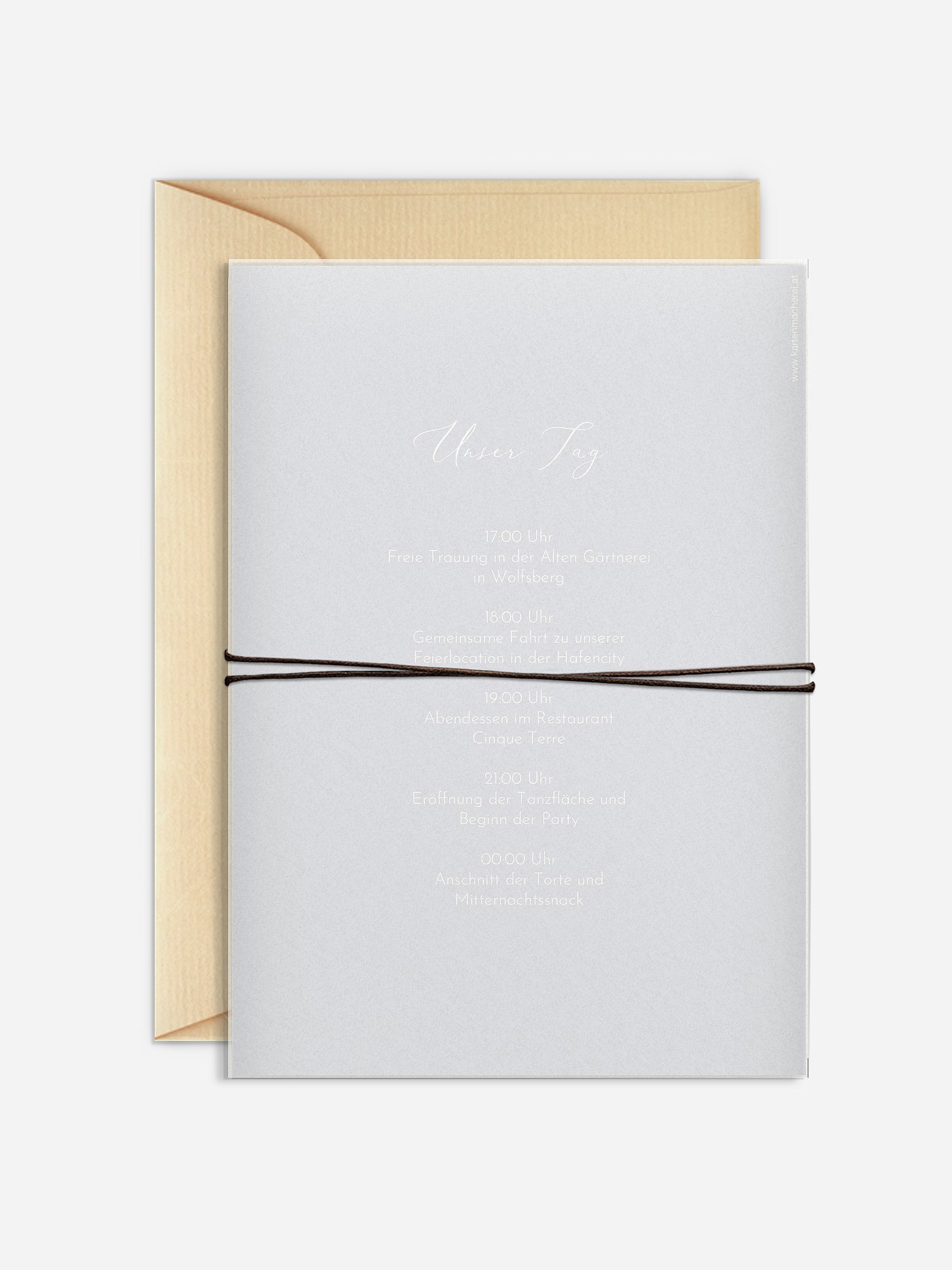 Hochzeitseinladung Limoncello