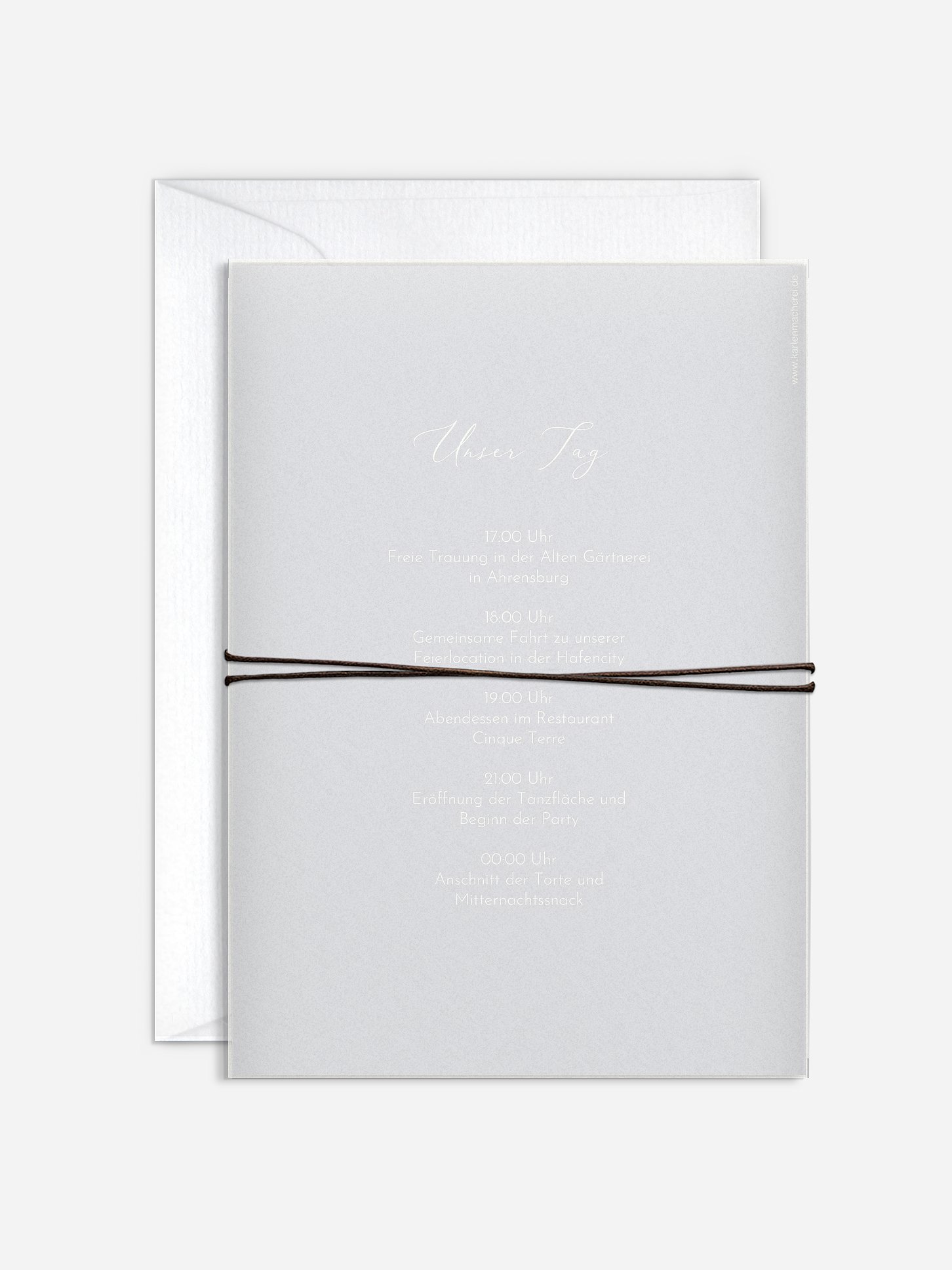 Hochzeitseinladung Limoncello