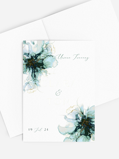 Kirchenheft Hochzeit Marble Art