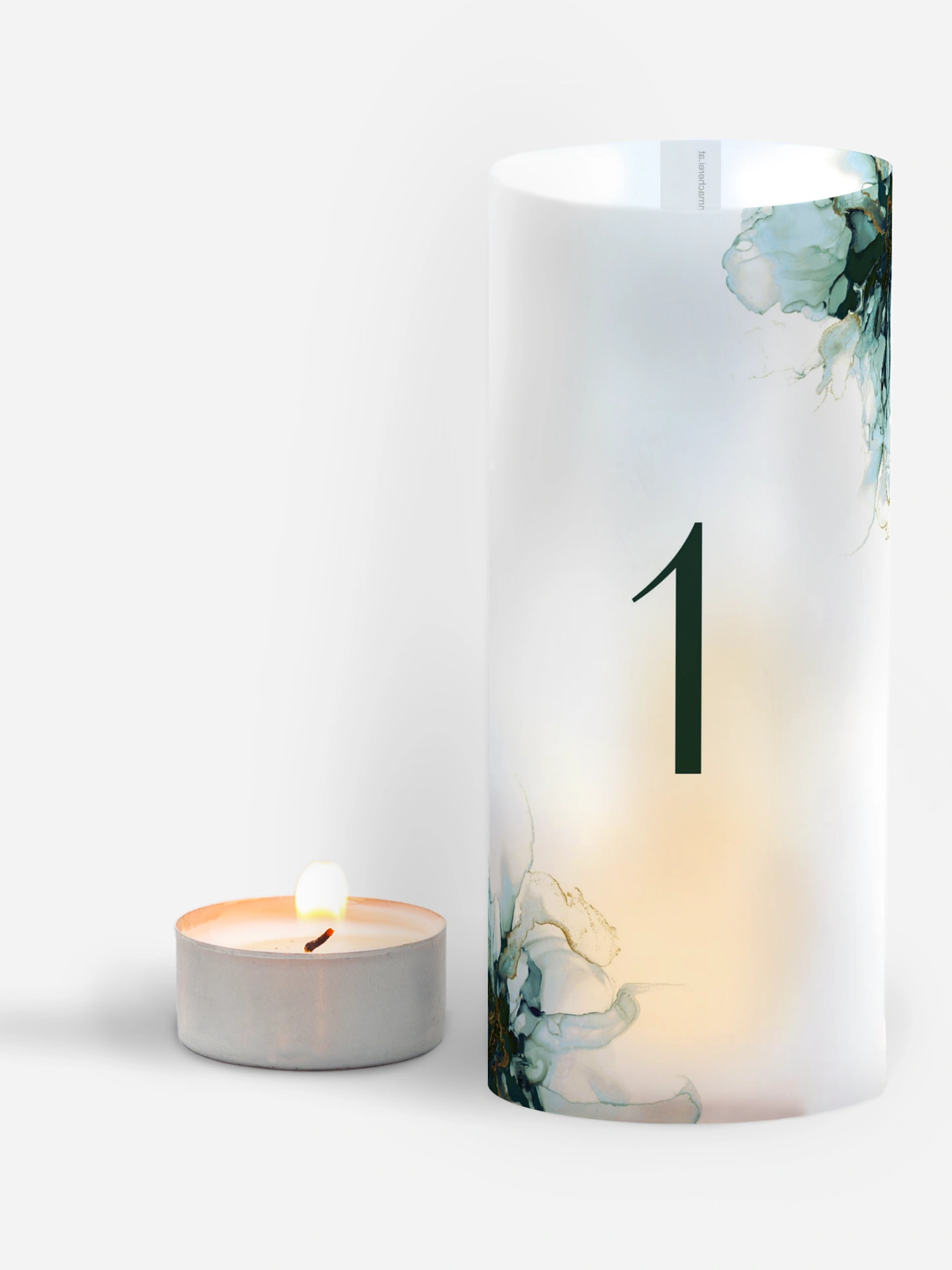 Tischnummer Marble Art