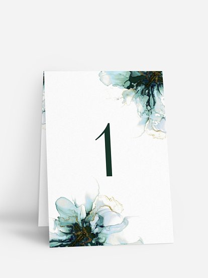 Tischnummer Marble Art