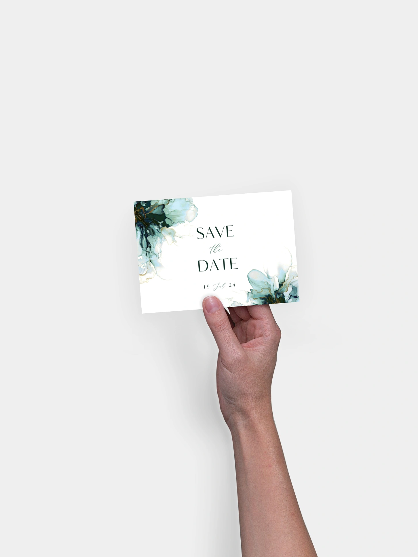 Save-the-Date Karte Marble Art