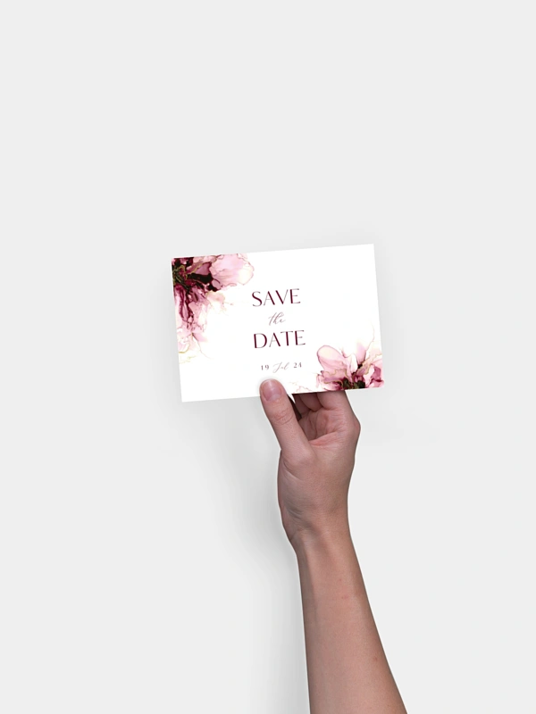 Save-the-Date Karte Marble Art