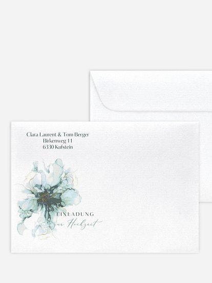 Briefumschlag mit Motiv Marble Art