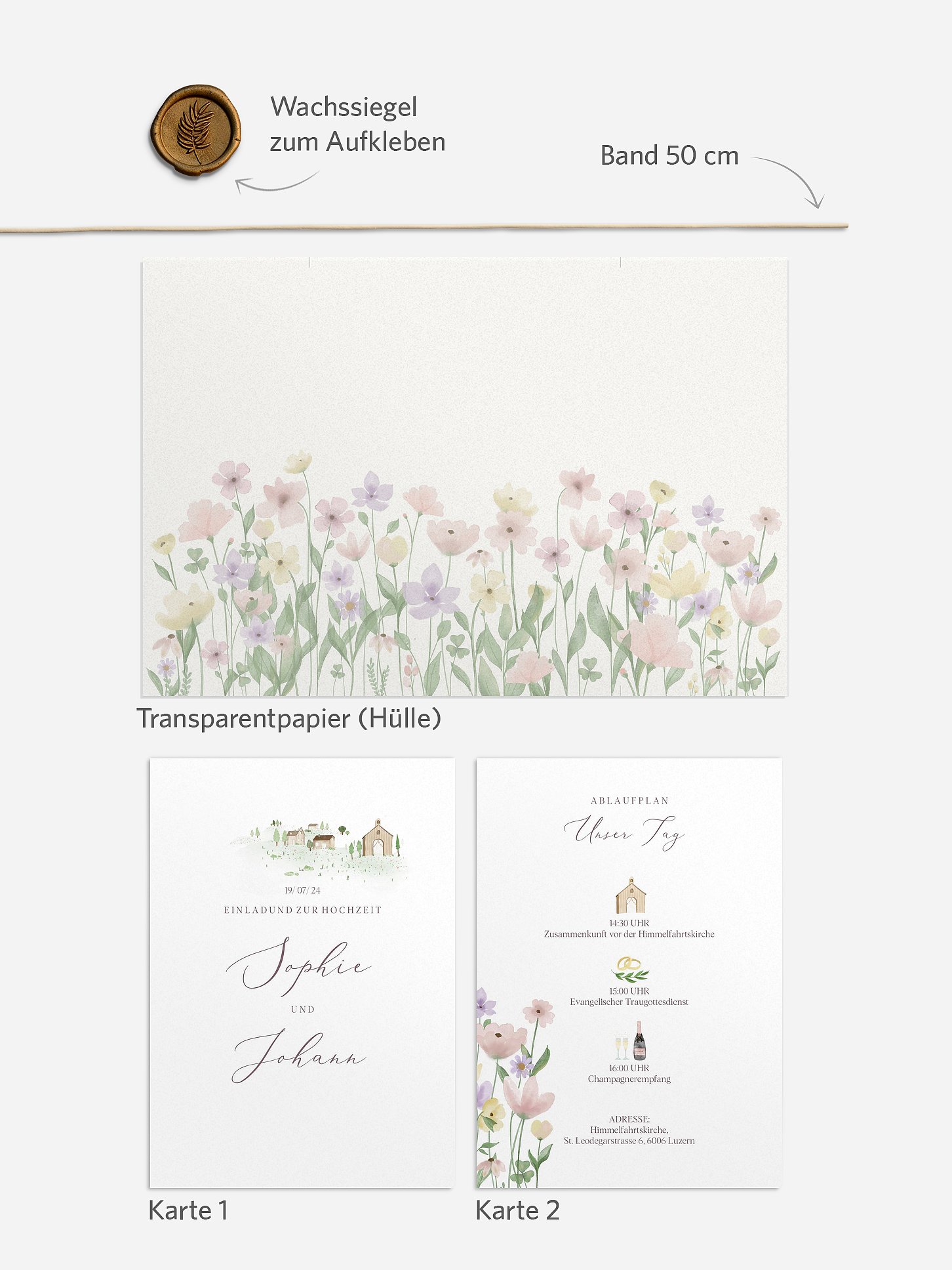 Hochzeitseinladung Wedding Barn
