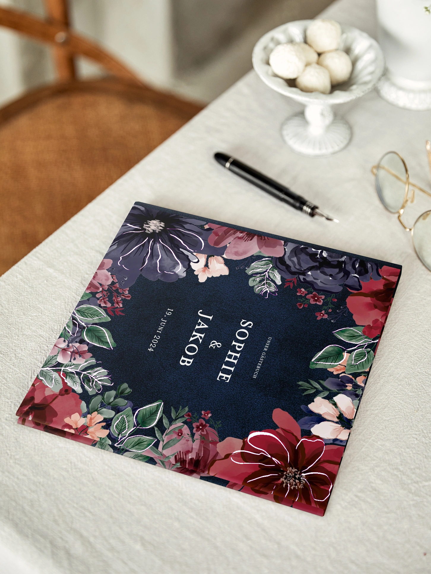 Gästebuch Bouquet Frame