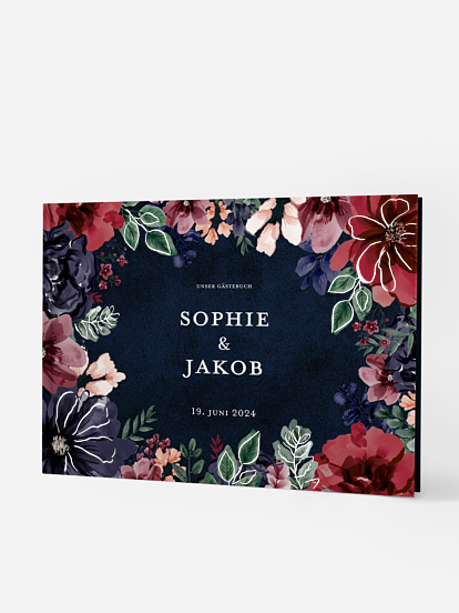 Gästebuch Bouquet Frame