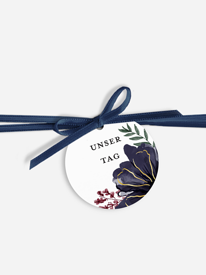 Anhänger mit Band zur Hochzeit Bouquet Frame