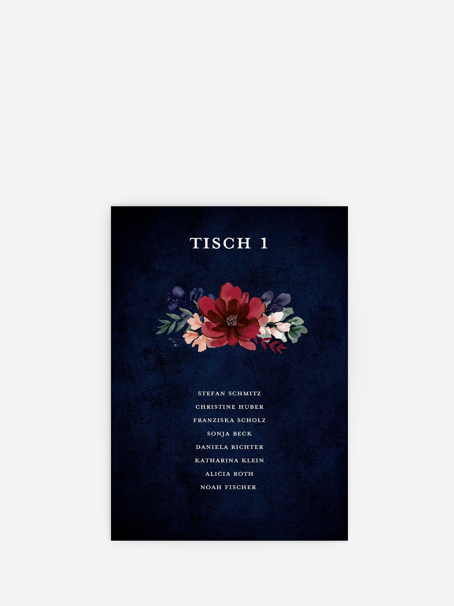 Sitzplan Kreativ Bouquet Frame