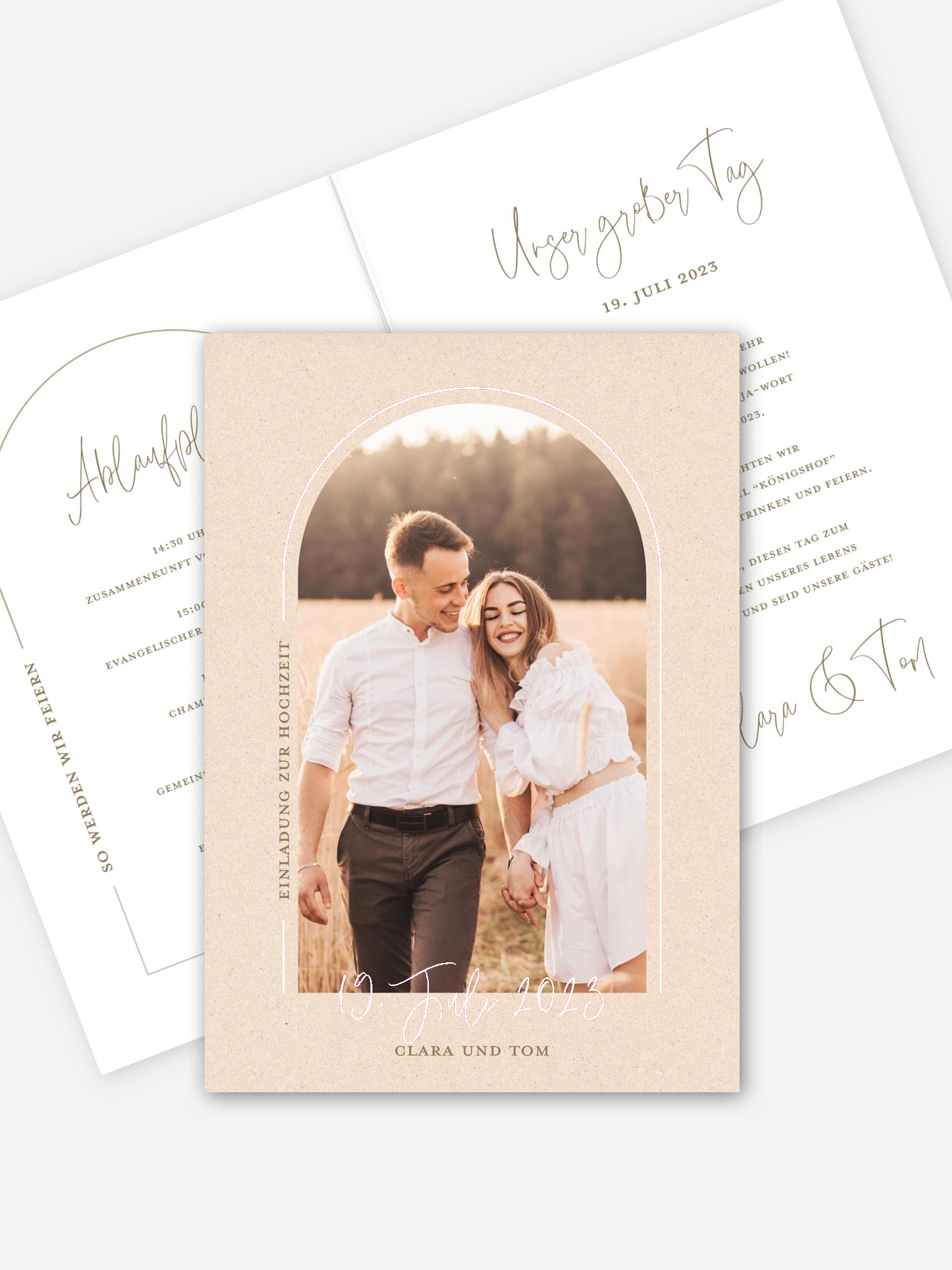Hochzeitseinladung Stay