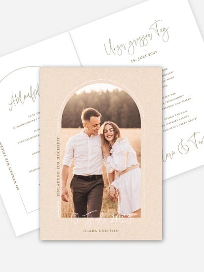 Hochzeitseinladung Stay