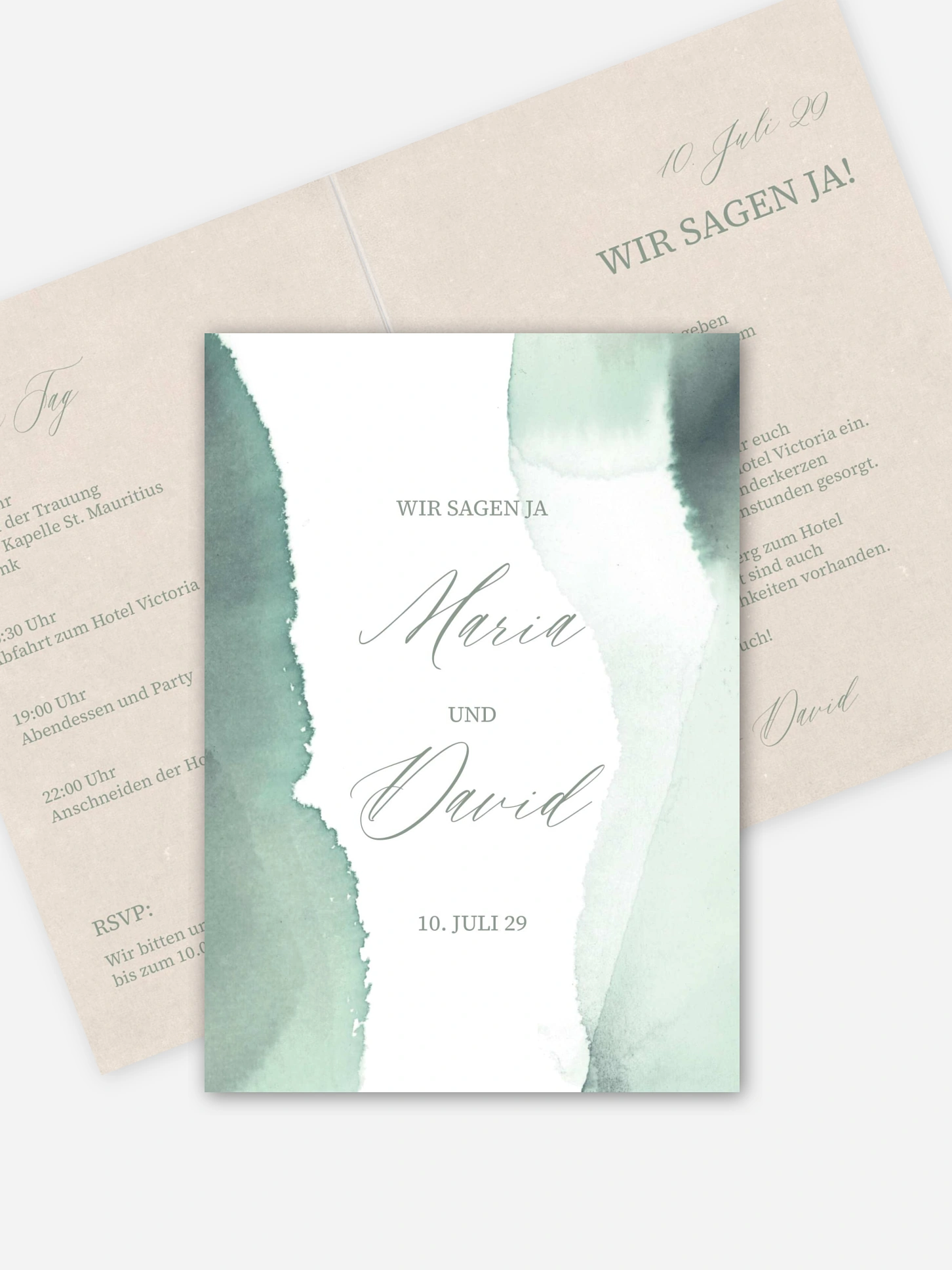 Hochzeitseinladung Typo Love