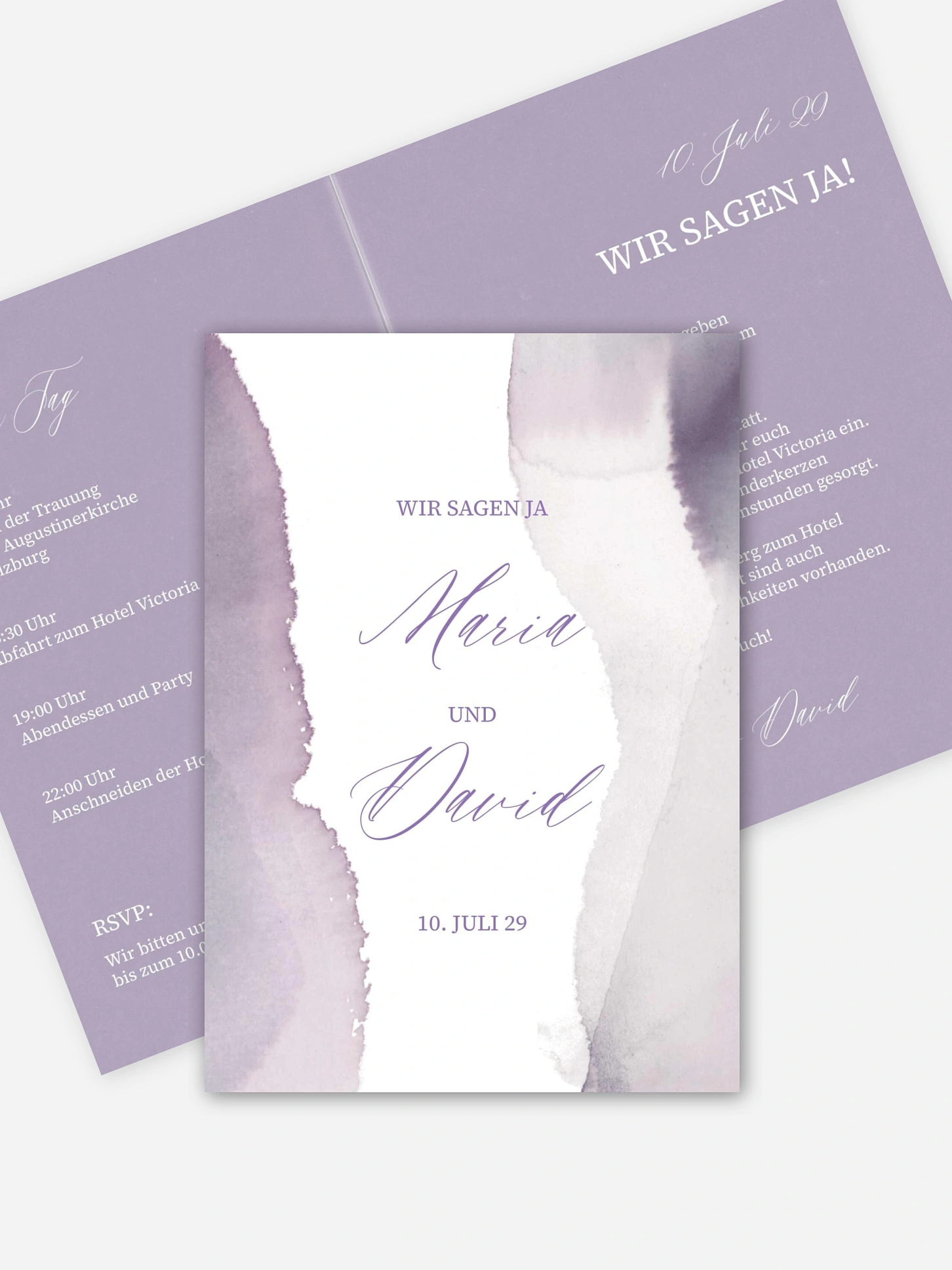 Hochzeitseinladung Typo Love