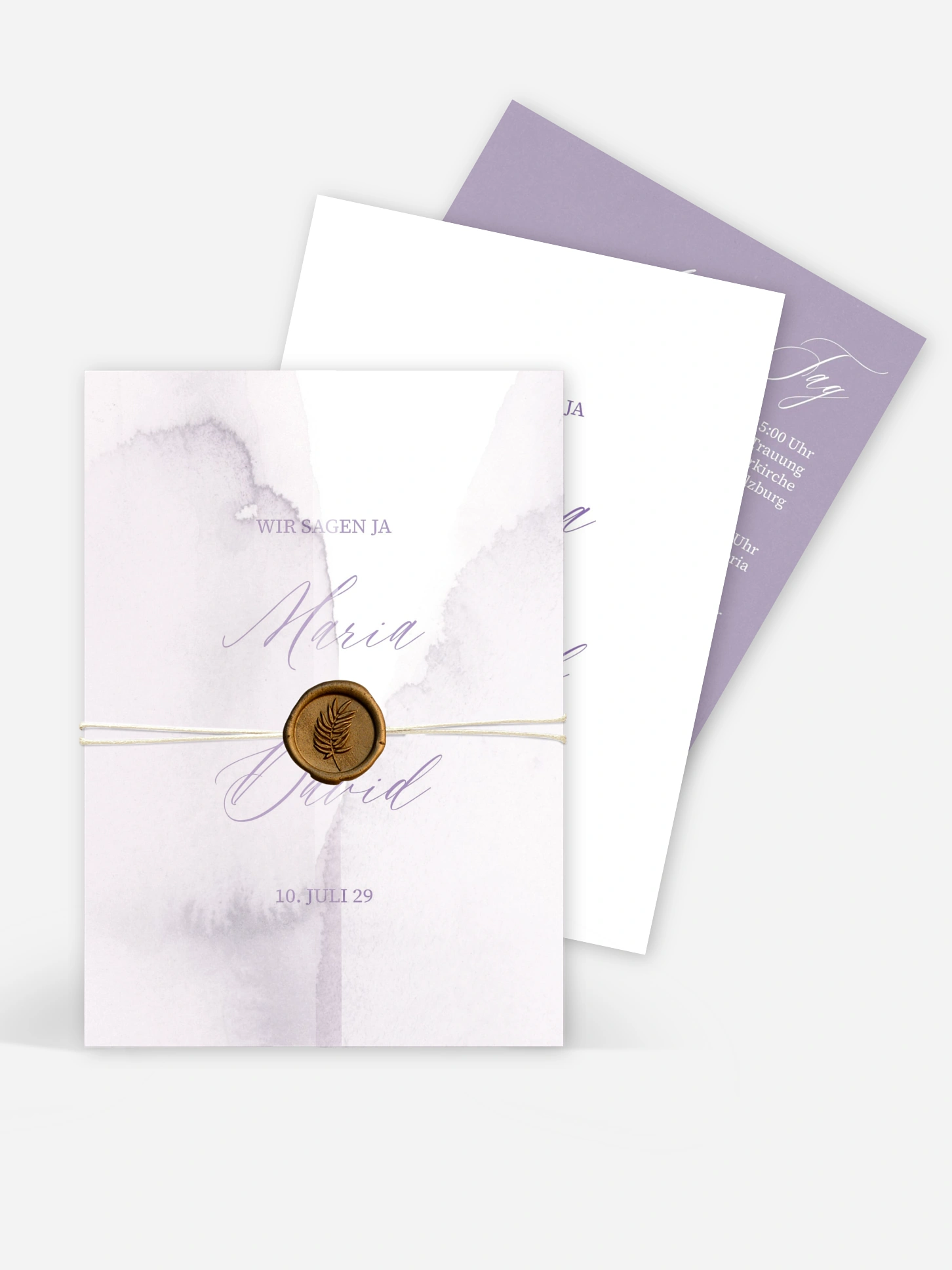 Hochzeitseinladung Typo Love