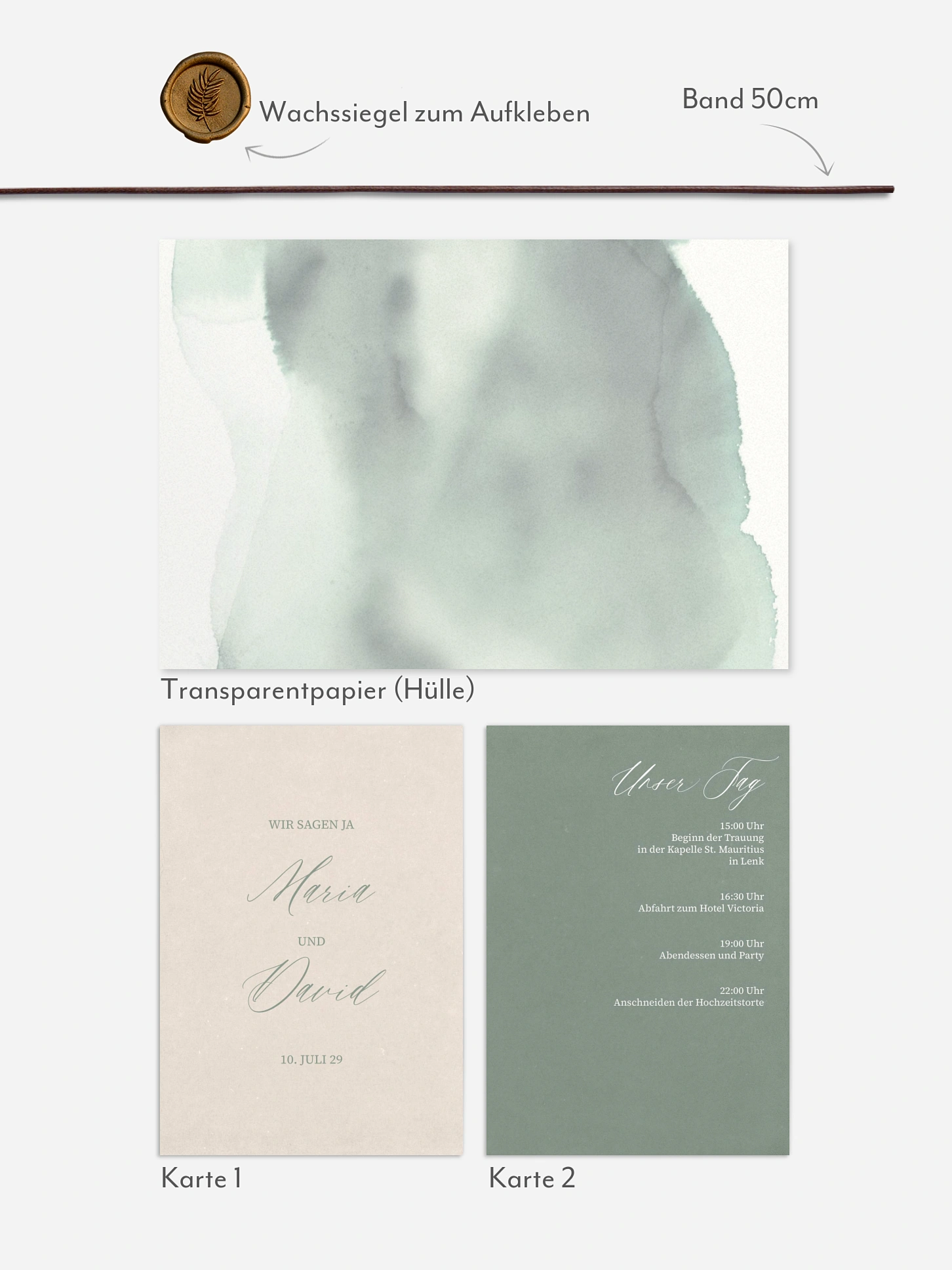 Hochzeitseinladung Typo Love