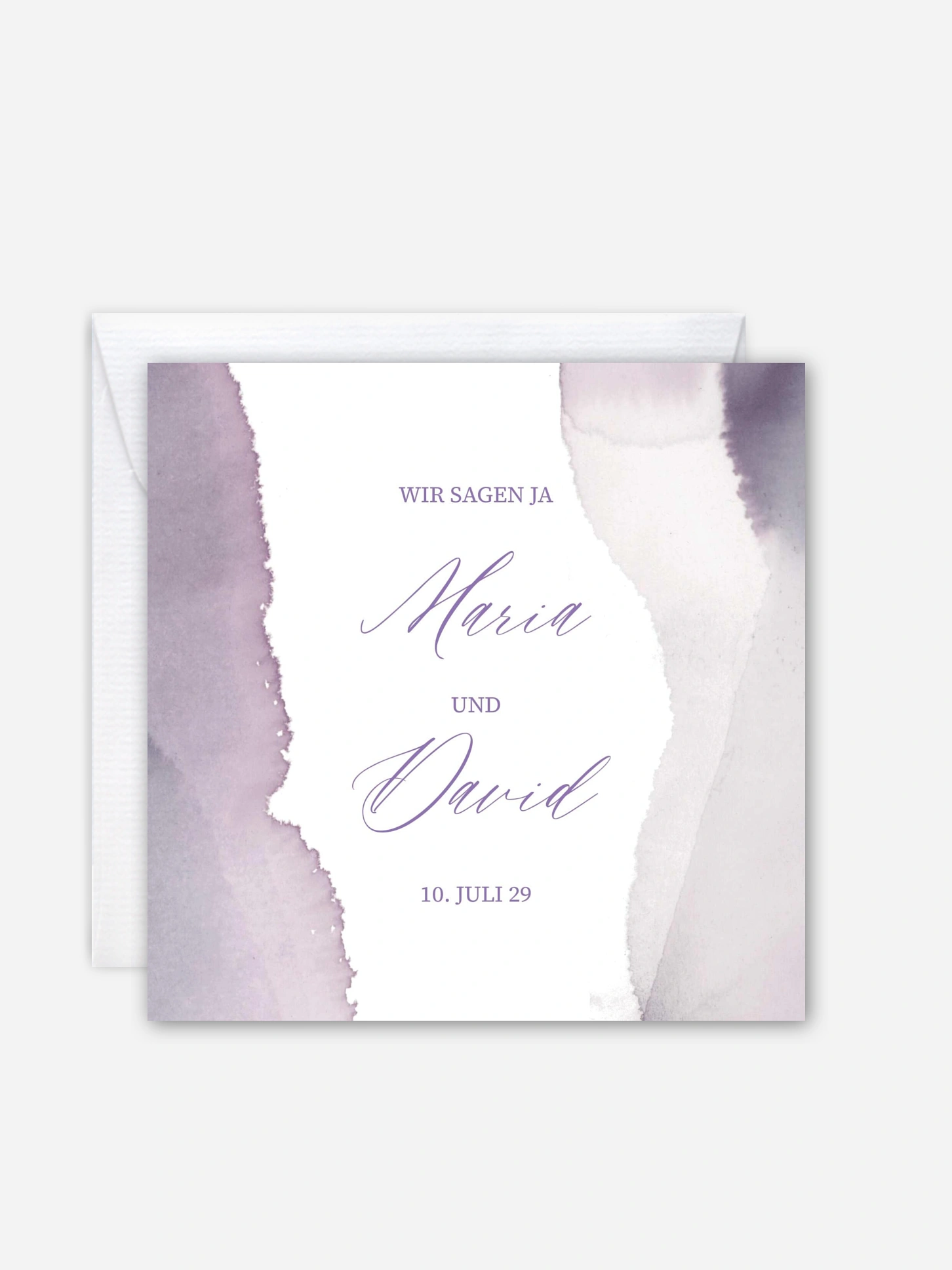Hochzeitseinladung Typo Love