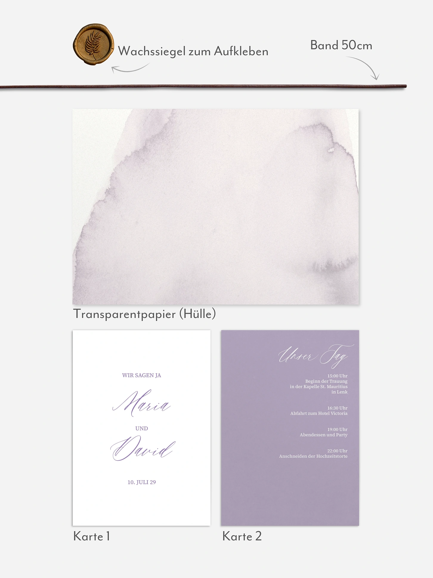 Hochzeitseinladung Typo Love