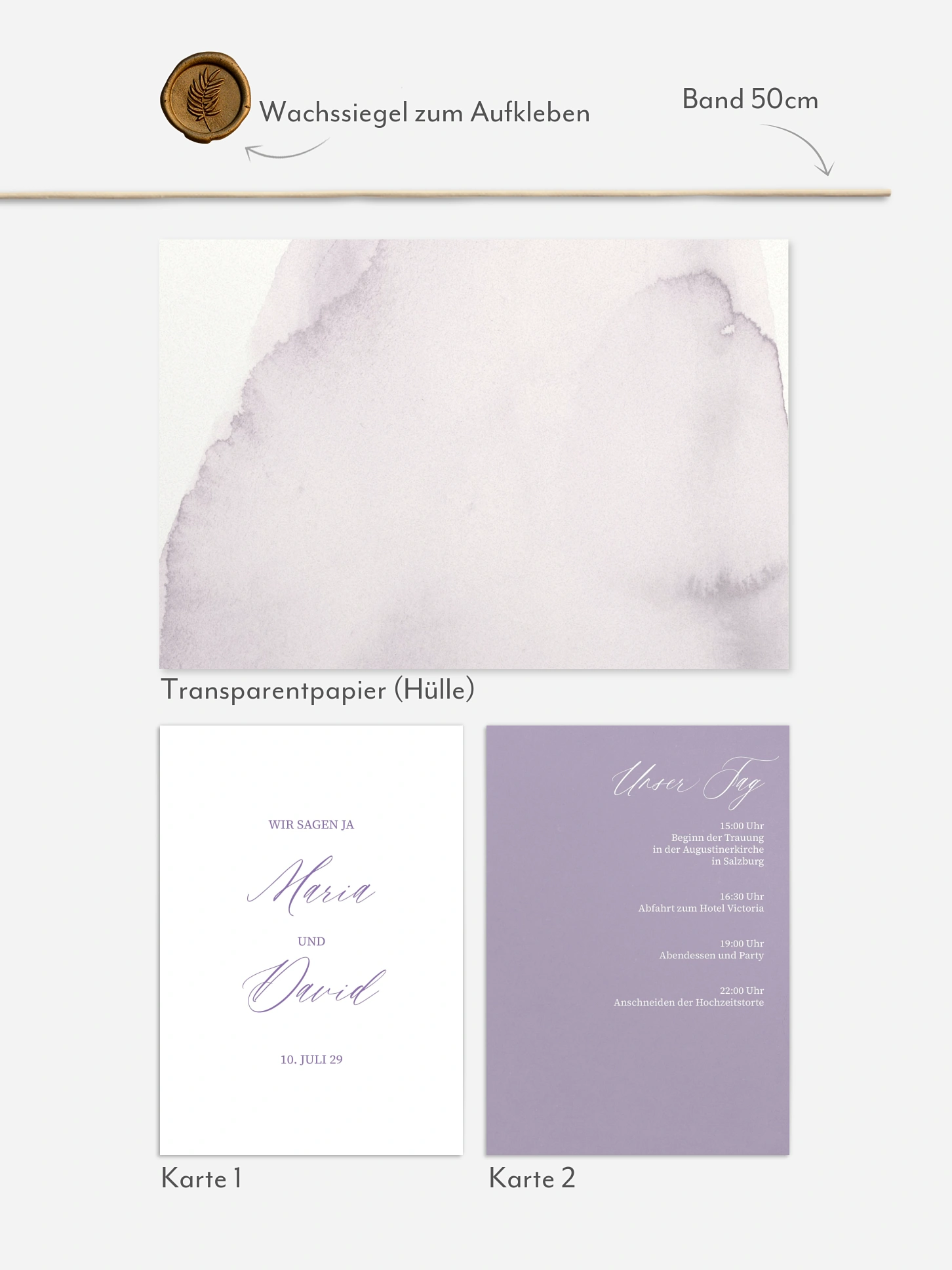 Hochzeitseinladung Typo Love