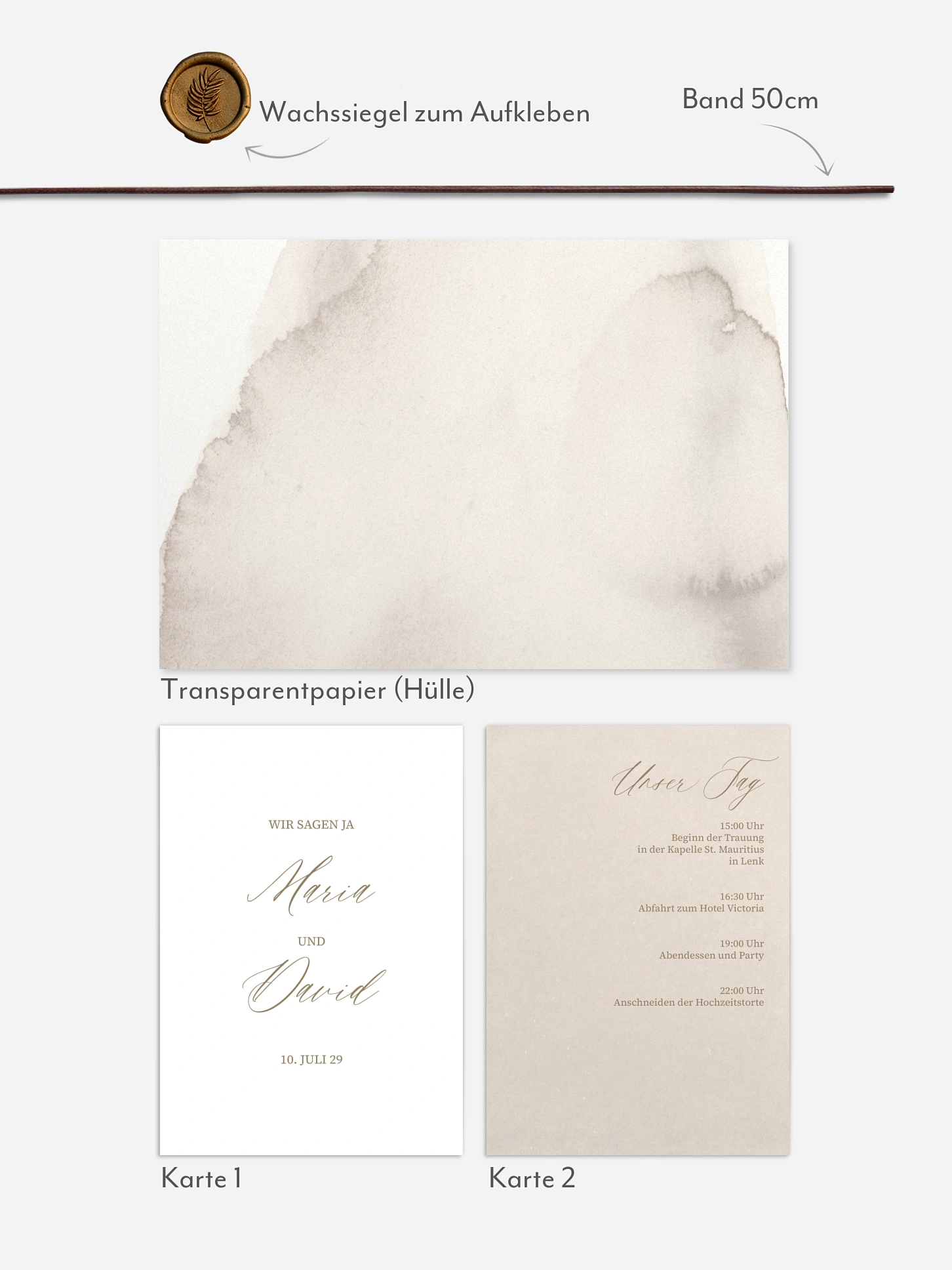 Hochzeitseinladung Typo Love