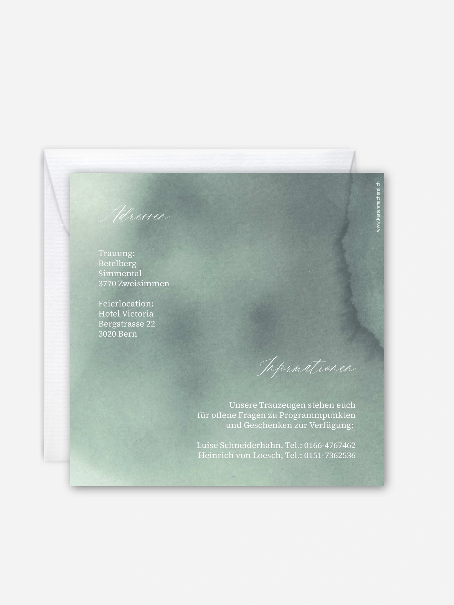 Hochzeitseinladung Typo Love
