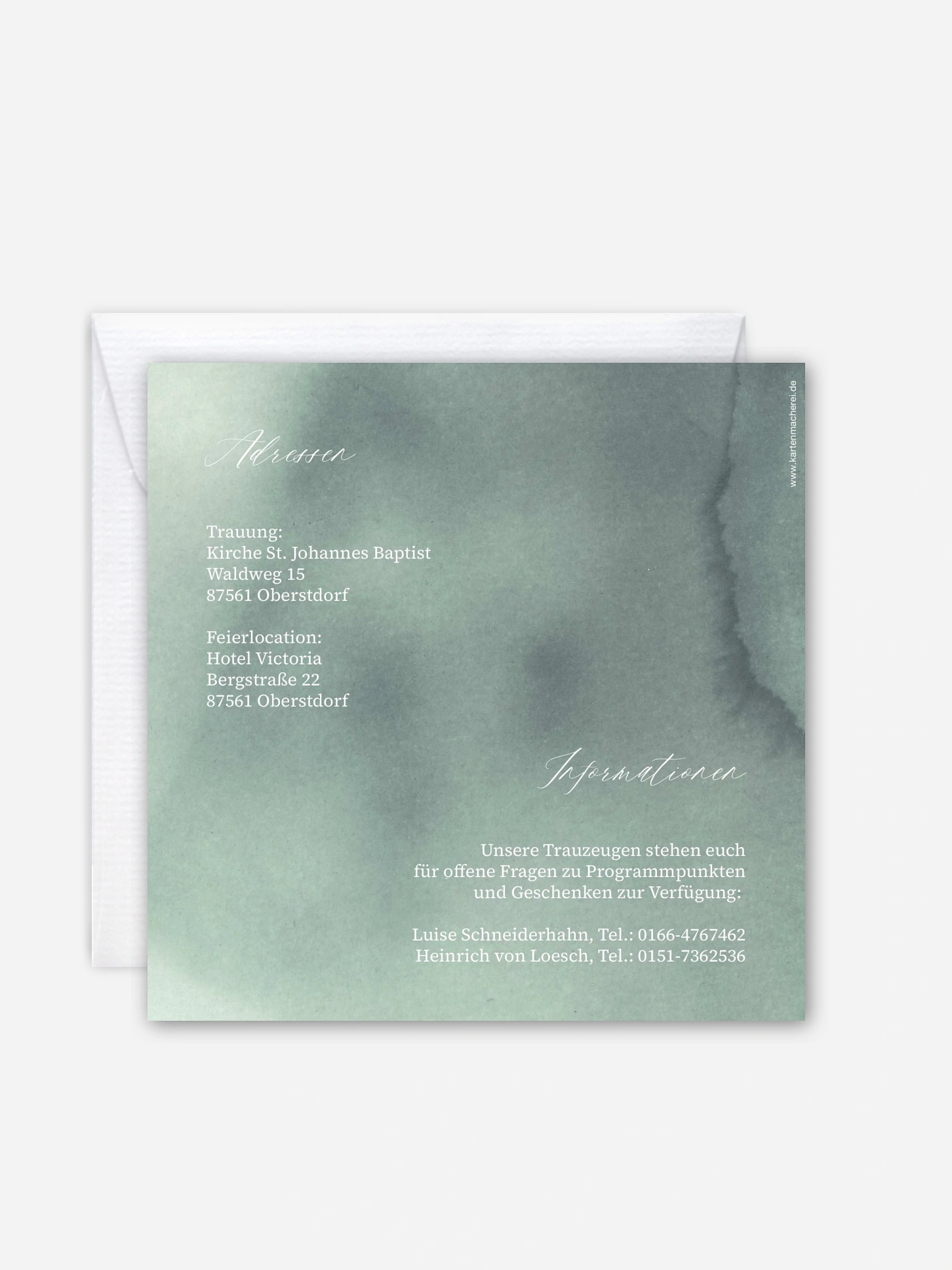 Hochzeitseinladung Typo Love