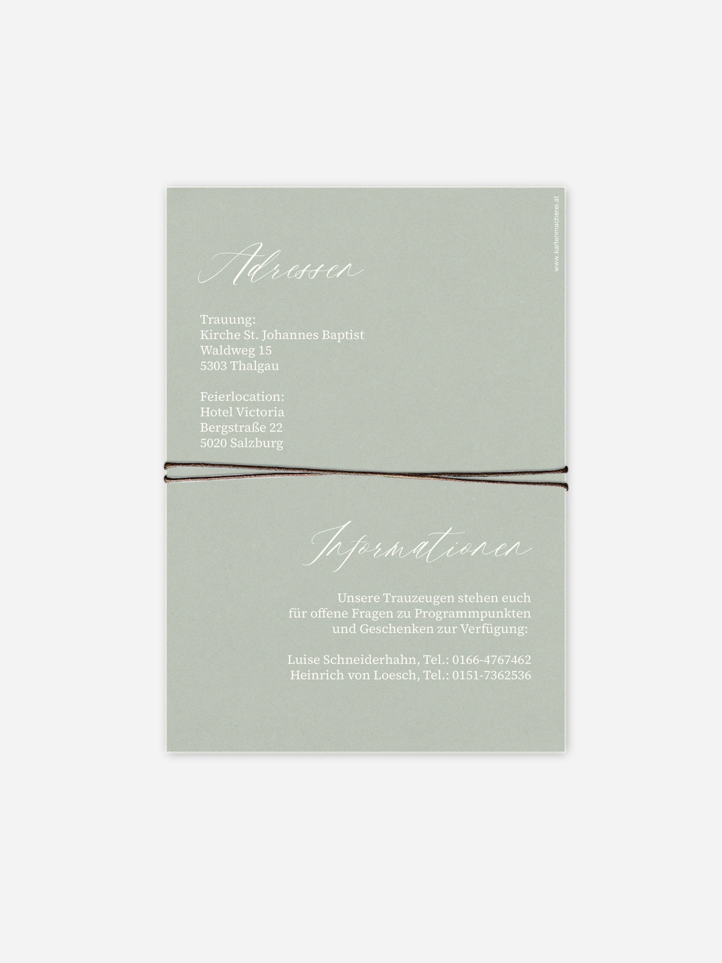 Hochzeitseinladung Typo Love