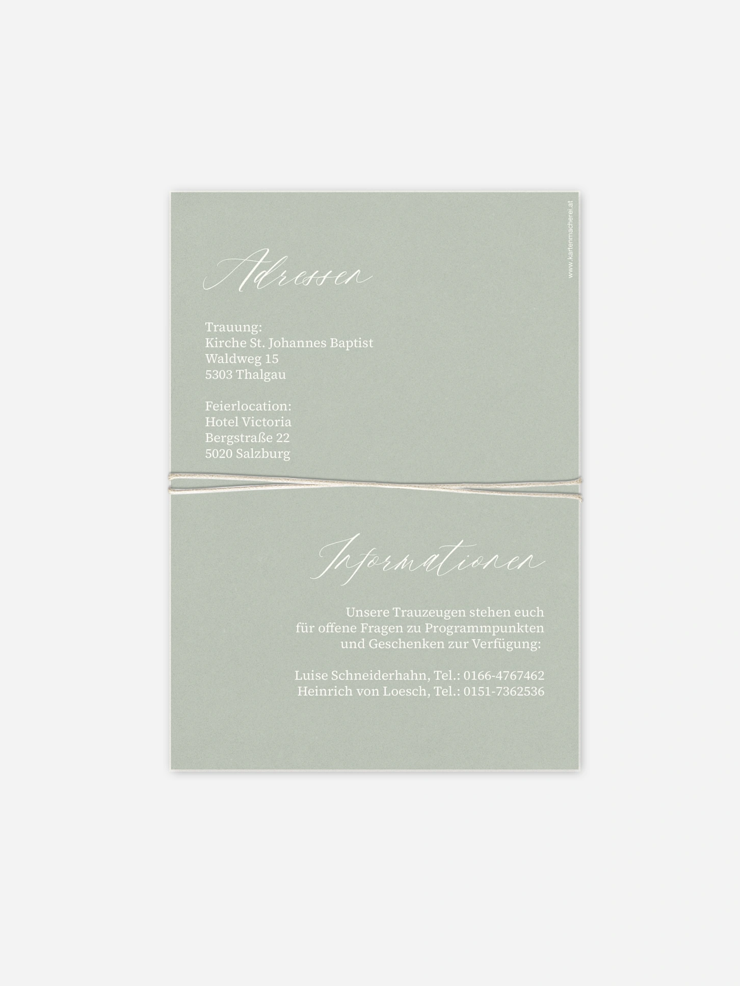 Hochzeitseinladung Typo Love