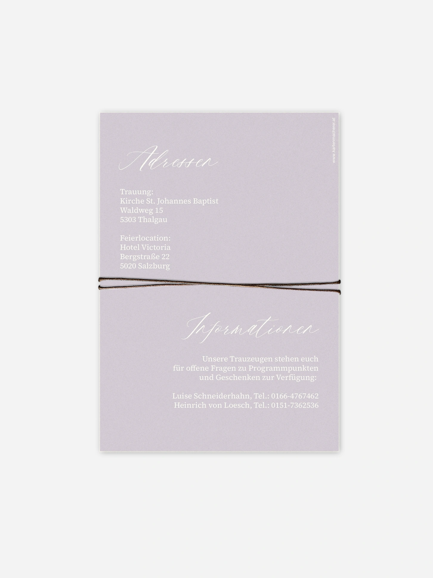 Hochzeitseinladung Typo Love