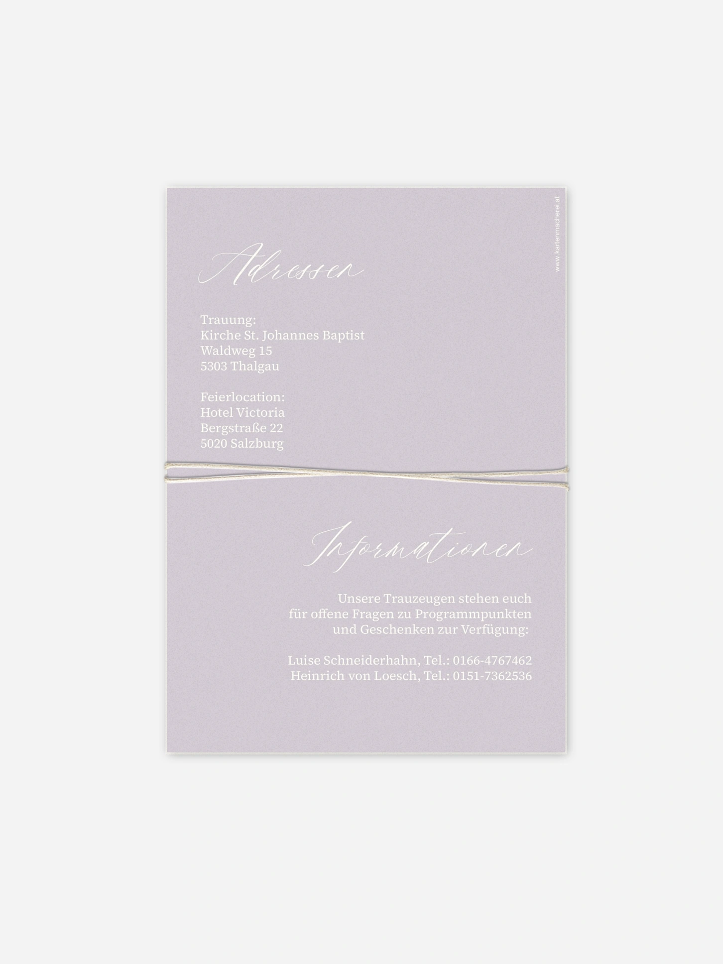 Hochzeitseinladung Typo Love