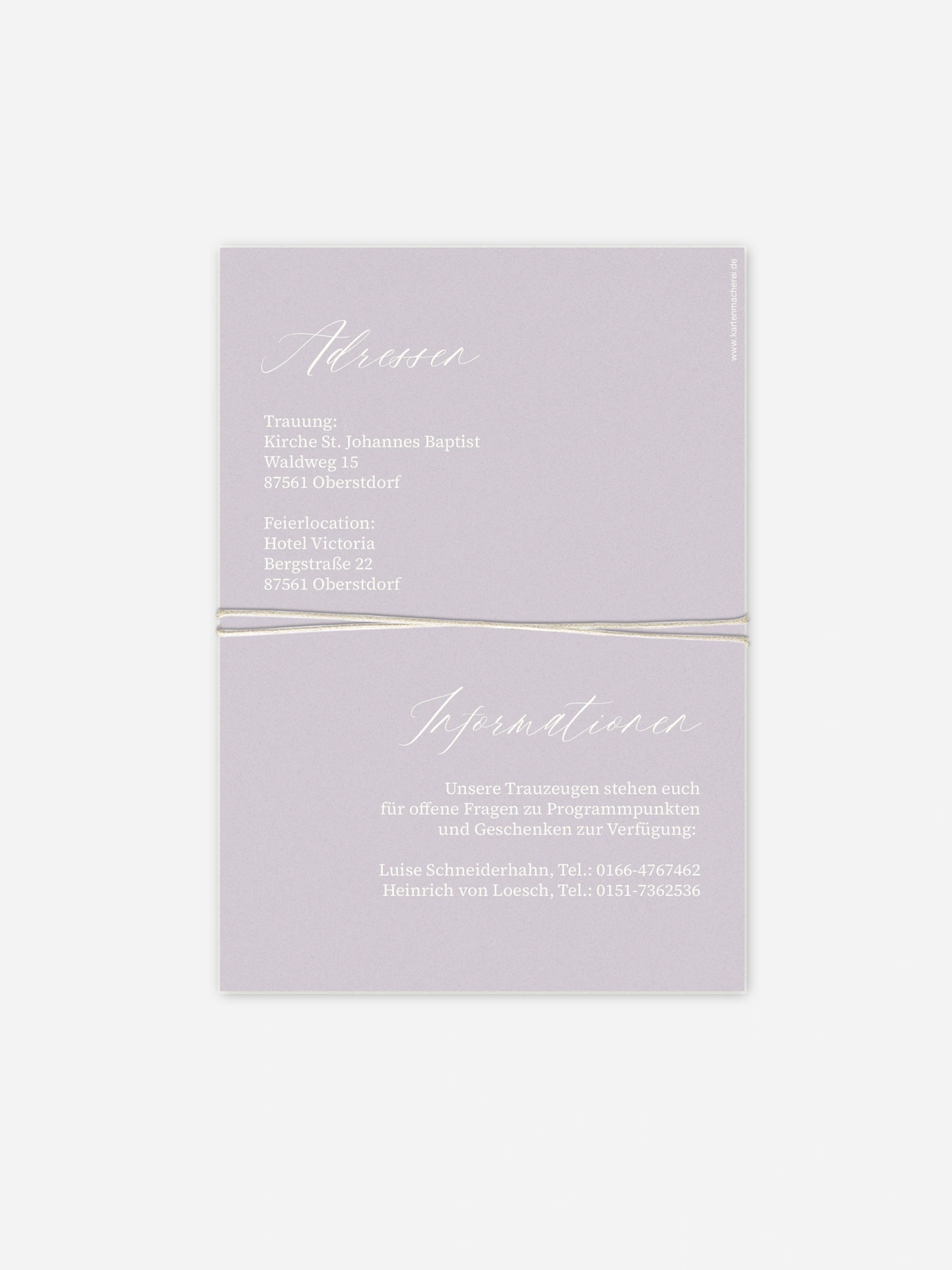 Hochzeitseinladung Typo Love