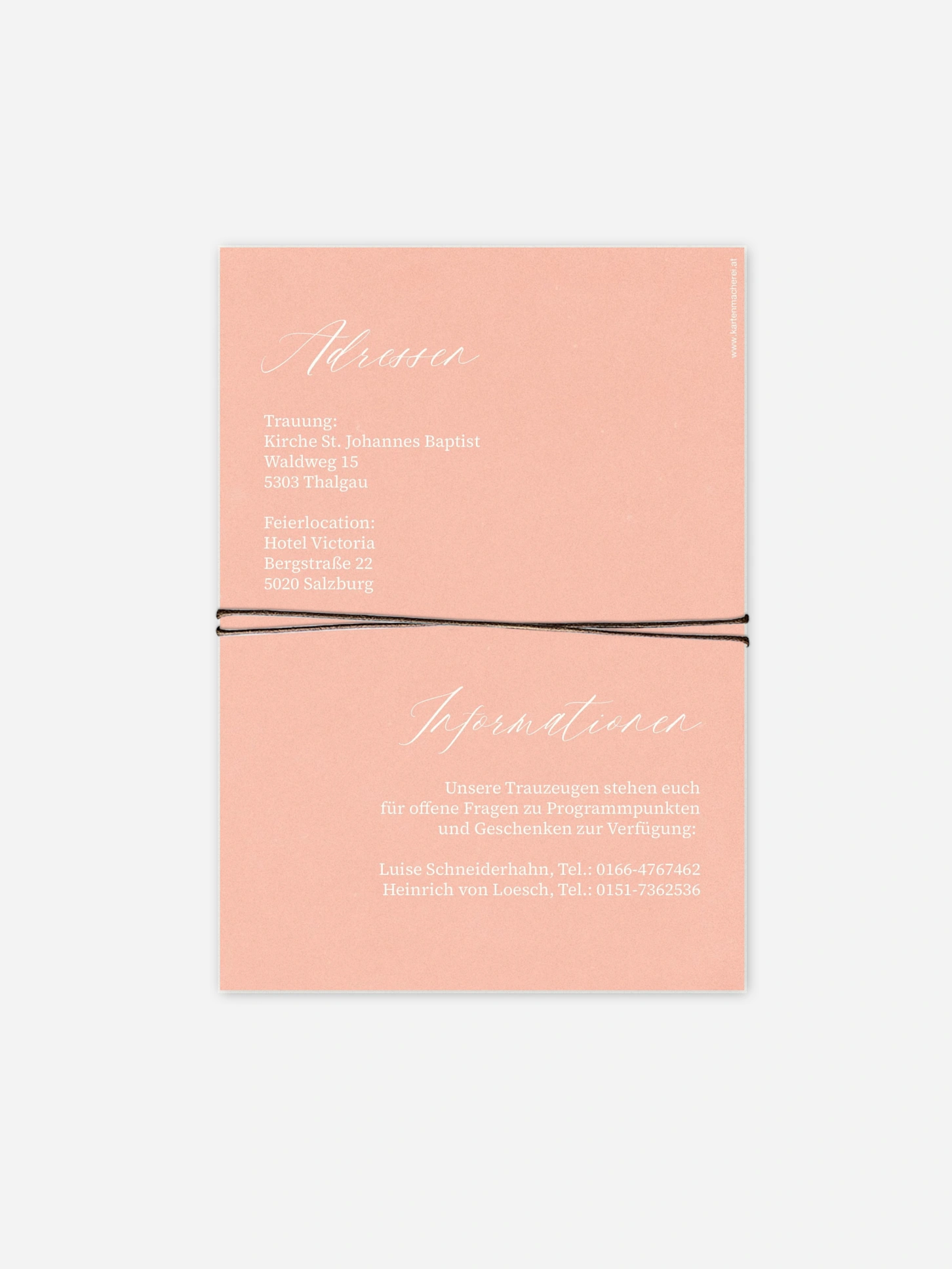 Hochzeitseinladung Typo Love