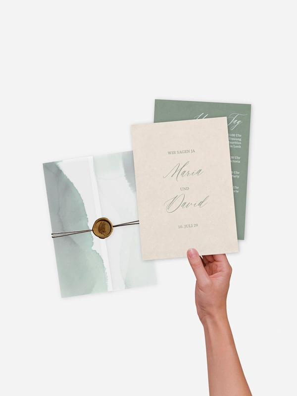 Hochzeitseinladung Typo Love