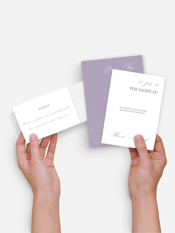 Hochzeitseinladung Typo Love