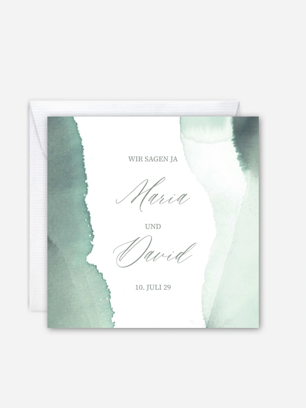 Hochzeitseinladung Typo Love