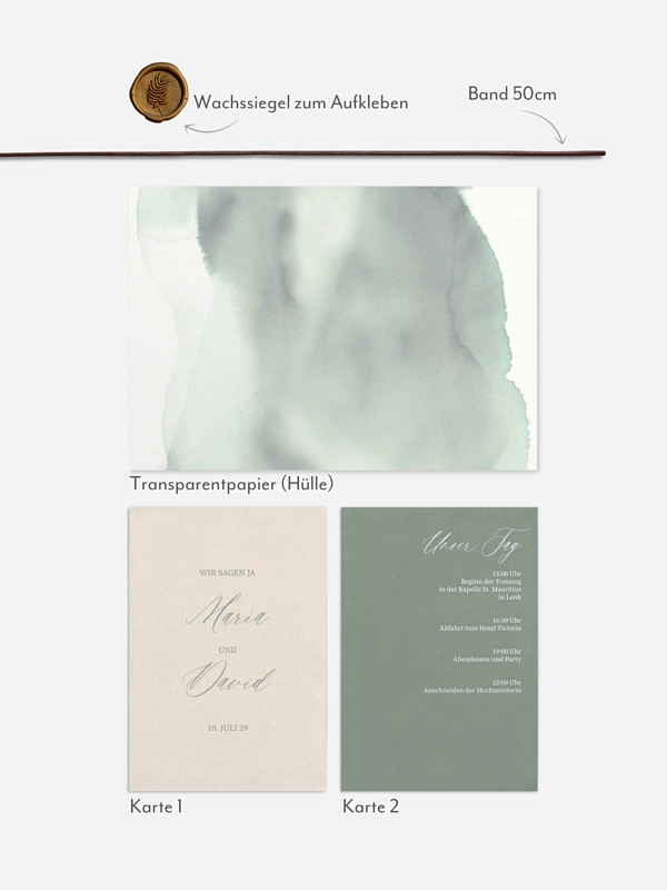 Hochzeitseinladung Typo Love