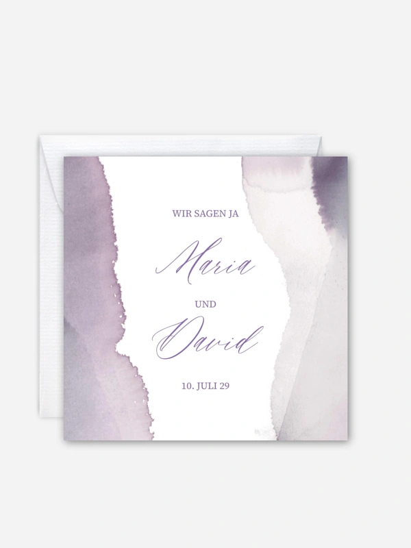 Hochzeitseinladung Typo Love