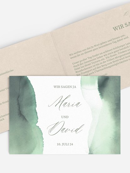 Hochzeitseinladung Typo Love