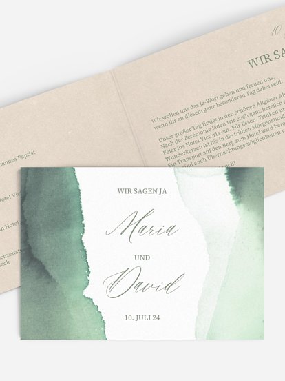 Hochzeitseinladung Typo Love