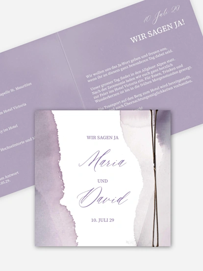 Hochzeitseinladung Typo Love