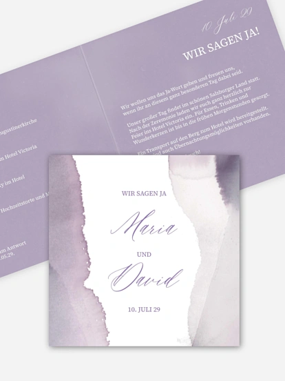 Hochzeitseinladung Typo Love