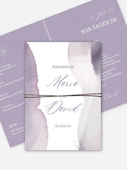 Hochzeitseinladung Typo Love