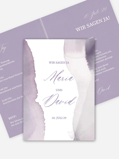 Hochzeitseinladung Typo Love