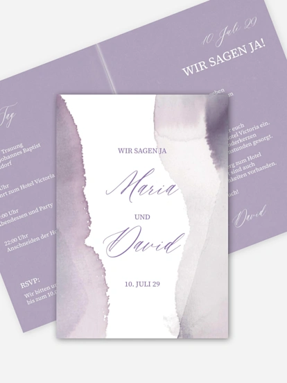 Hochzeitseinladung Typo Love