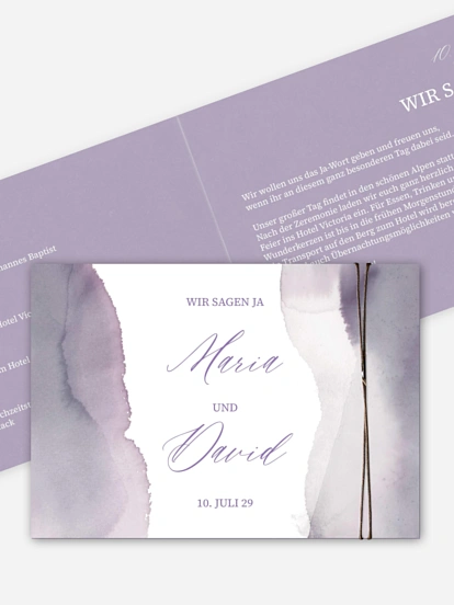 Hochzeitseinladung Typo Love