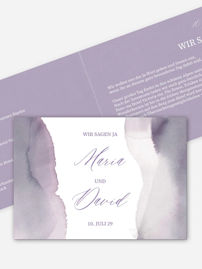 Hochzeitseinladung Typo Love
