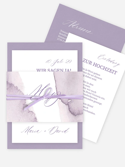 Hochzeitseinladung Typo Love