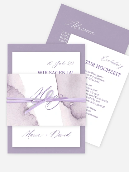 Hochzeitseinladung Typo Love